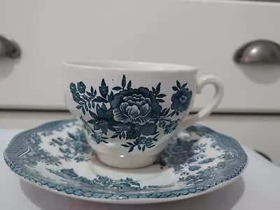 Buy Enoch Wedgewood, 'COTTAGE ROSE' CUP & SAUCER .1970's Ringtons  • 10£