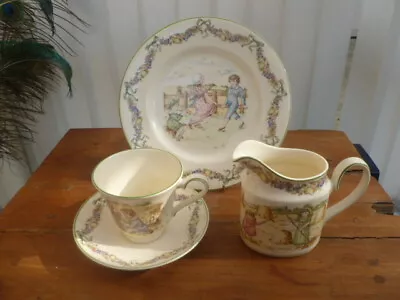 Buy Royal Doulton Archives Ware  Pastime Autumn  Cup & Saucer, 9  Plate, Cream Jug • 50£