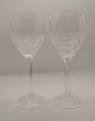 Buy Lovely Pair UnSigned Stuart Crystal 7   Shaftesbury Wine Glasses Excellent • 30£