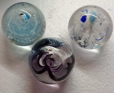 Buy Job Lot Of Beautiful Paperweights Including 2 Langham And Caithness Moon Crystal • 10£