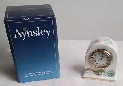 Buy Aynsley Wild Tudor 2.5  Desk Clock In Original Box  • 9.99£
