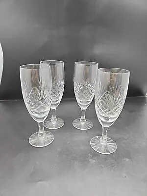 Buy Crystal Champagne Glasses  Flutes X4 • 19.95£