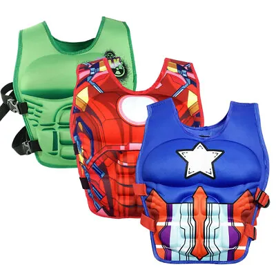 Buy Kids Cartoon Swim Life Jacket Float Vest Swimming Pool Buoyancy Aid Water Sport • 14.99£