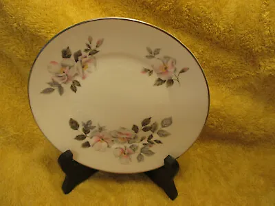 Buy Vintage Royal Adderley Silver Rose Made In England Bone China Bread Butter Plate • 1.24£