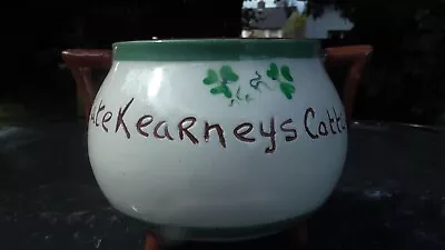 Buy Carrigaline, Co. Cork Pottery Irish Souvenir Cooking Pot 7cm High,with Shamrocks • 2£