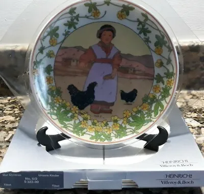 Buy VILLEROY & BOCH CHINA CAKE PLATE CHILDREN OF 🌎 WORLD UNICEF No2 TIBET BOXED NEW • 10£