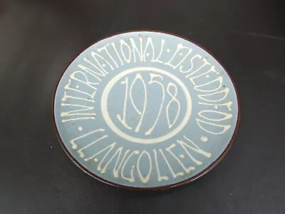 Buy 1958 Llangollen Pottery Eisteddfod Small Plate • 10£