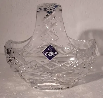 Buy  Edinburgh Crystal  Cut Glass Basket REDUCED  • 4.99£