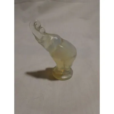 Buy Vintage SABINO Art Glass ELEPHANT Made In Paris France 2 3/8  Tall Opalescent Gl • 47.49£