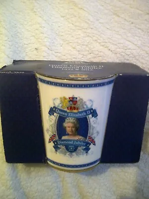 Buy Ringtons Bone China Mug HRH Queen Elizabeth II Diamond Jubilee Celebration • 8£