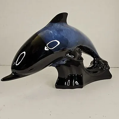 Buy Vintage Blue Mountain Pottery Dolphin Figurine Rare • 37£