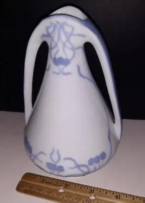 Buy Antique Vase 6.5  Tall 4  Wide B. Bloch & Co. Eichwald German Bohemia • 111.72£