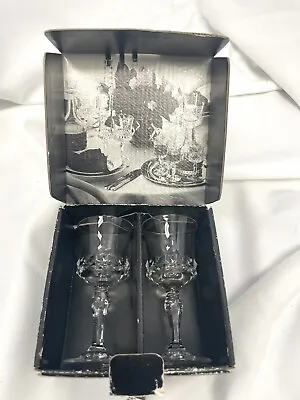 Buy Orrefors Silvia Cordial Sherry Glass Ingeborg Lundin 4” Sweden Glasses NIB Box 2 • 46.54£