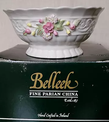 Buy Belleek Fine Irish China Annual Piece 2002 Tree Of Life Footed Bowl Ltd. Edition • 64.99£