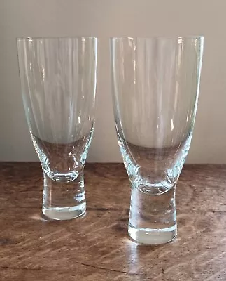 Buy HOLMEGAARD Per Lutken Kastrup 50's Danish Art Glass Large Clear Glasses Tumblers • 20£