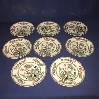 Buy 8 Vintage Maddock Indian Tree Pattern China 8 3/4  Luncheon Plates ~ Excellent • 75.65£