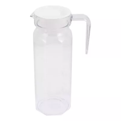 Buy  Cold Water Jug Broken-Resistant Ice Tea Glass Thickened Bottle With Cover Juice • 12.99£