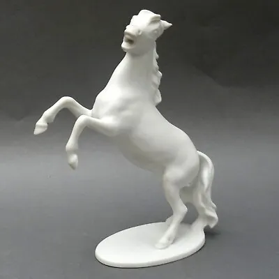Buy KAISER White Bisque Porcelain ~ Rearing Horse Figure 424 ~ 19cm Tall • 45£