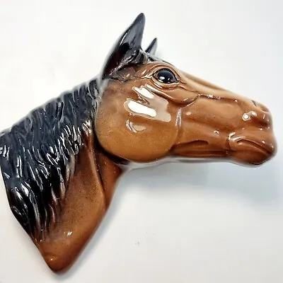 Buy Vintage Horse Head Wall Plaque Kelsboro Ware Lovely Hand Painted Ornament Englan • 35£