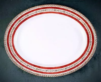 Buy Crown Ducal Ware  MARQUIS  Pattern Large 16 X 13  Oval Serving Platter~England • 37.76£