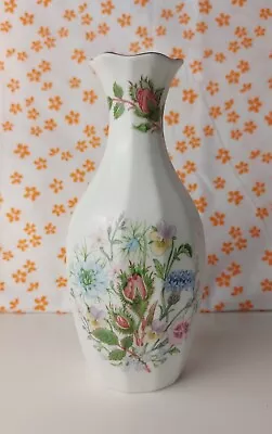 Buy Vintage Aynsley 'Wild Tudor' Fine Bone China Floral Vase 16cm • 6£