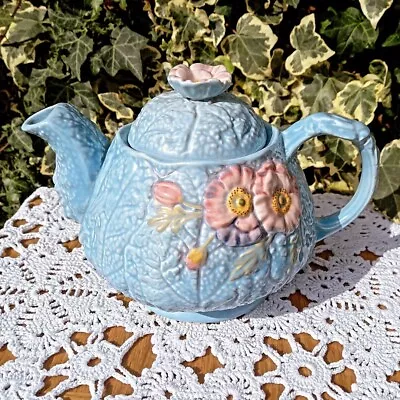 Buy Vintge 1950s Wain & Sons MELBA WARE Ceramic Ornate Cabbage Design Teapot RARE • 40£