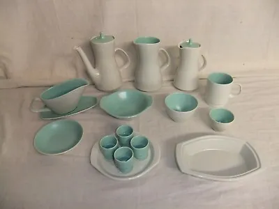 Buy C4 Pottery Poole Twintone - Seagull & Ice Green - Retro Vintage Tableware - 2A3B • 25.99£