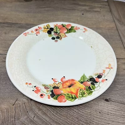 Buy Staffordshire Tableware Harvest Fruit Dinner Plate Made In England • 9.99£