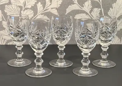 Buy X5 Edinburgh Crystal Cut Crystal Sherry Glasses • 20£