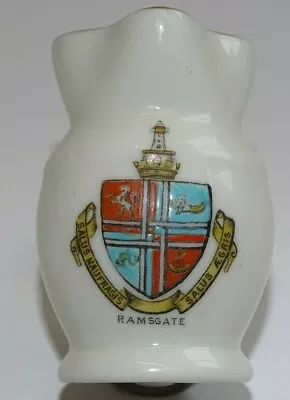 Buy WH Goss - Crested Ware - Old Spanish Jug. Crest Of Ramsgate, Kent UK • 2£