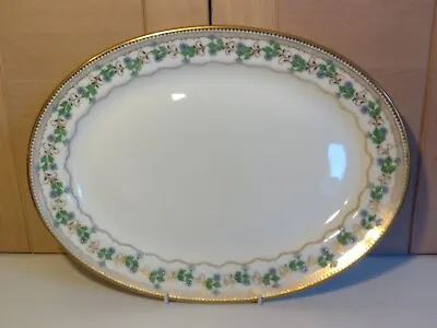 Buy Antique Minton Porcelain Large Oval Gilded Platter 1891 Pattern G8749 • 44£
