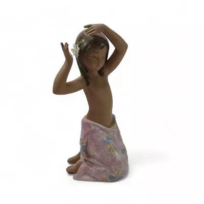 Buy Lladro Tropical Flowers Hawaiian Girl Figurine By José Javier 2385 10  Unboxed • 70£