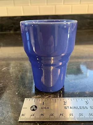 Buy Ceramic Stoneware Cobalt Blue Pottery Cup Glass • 16.38£