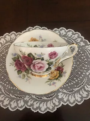 Buy Royal Sutherland Bone China Made In Staffordshire England Cup And Saucer • 23.63£