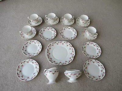 Buy Tea Set, 21 Piece, Staffordshire Crown, Wentworth, Fine Bone China, England. • 20£