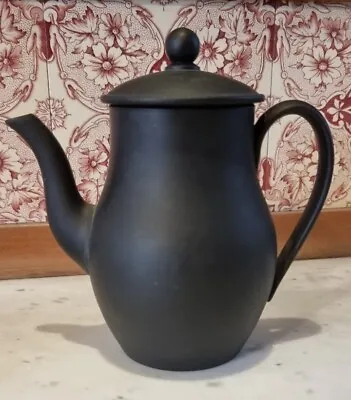 Buy Vintage Wedgwood Black Basalt Coffee Pot • 30£
