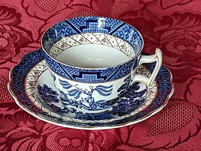 Buy 1940 Booths 'Real Old Willow' Cup Saucer Mum Nanna Grandma Birthday Mother's Day • 3.95£