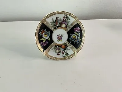 Buy Vintage Miniature Fine Bone China Saucer / Pin Dish With Dresden Mark • 12.50£