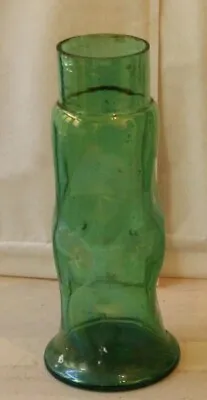 Buy Art Nouveau  Austrian Tall Glass Vase Dimpled Form • 80£