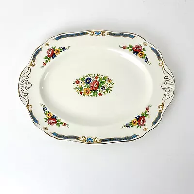 Buy Alfred Meakin Platter Plate Floral Beauly Portree Med 12 X9  Afternoon Tea 1930s • 24.99£