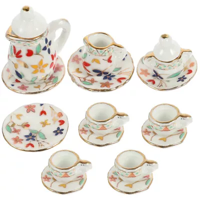 Buy Miniature Porcelain Tea Cup Set For Kids Pretend Play • 27.78£