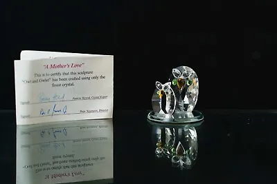 Buy Vintage Owl + Owlet Mayfair Crystal  From   A Mother's Love  Collection  • 9.99£