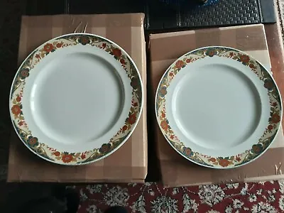 Buy 2 X Keeling & Co Losol Ware Dinner Plates Late Mayers Pottery 9 Inch Diameter • 9.99£