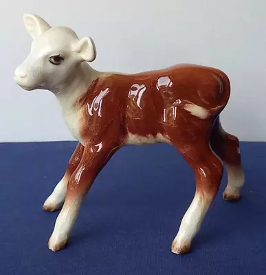 Buy Rare Beswick Hereford Calf 901B In Brown & White Gloss Excellent Pre 1957 • 48.43£