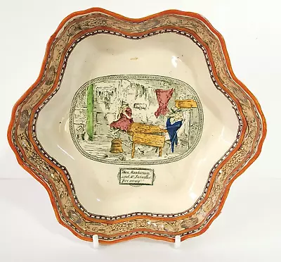 Buy Adams Pottery Hexagonal Dish Decorated With Scene From The Old Curiosity Shop • 8£