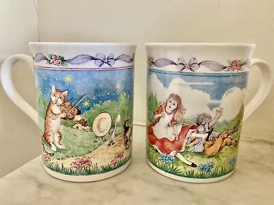 Buy Mother Goose Mugs  Cow Jumped Over The Moon   Jack And Jill  Duchess Bone China • 4.80£