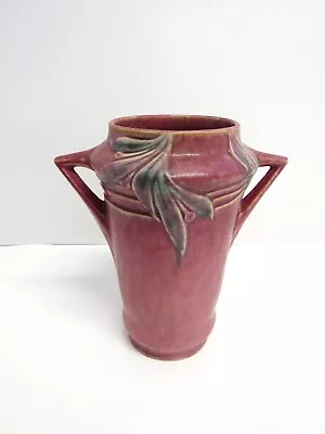 Buy Roseville Pottery  Velmoss  Mauve Glaze Vase 1933 - VGUC • 84.54£
