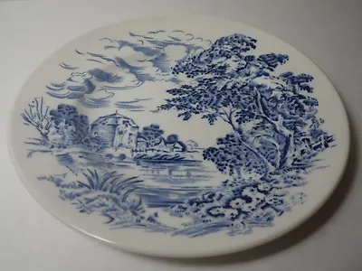 Buy Vintage Blue Countryside Scene Wedgewood & Co China England Bread & Butter Plate • 5.29£