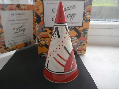 Buy CLARICE CLIFF   CARPET    SUGAR SHAKER By WEDGWOOD - MINT/CERT/BOXED  397/500 • 49£