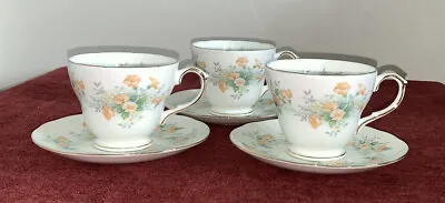 Buy 3 Duchess Bone China Winsome Duos, Cups & Saucers  • 5£